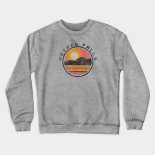 Peepee Falls, HI - Golden Hour (Distressed) Crewneck Sweatshirt